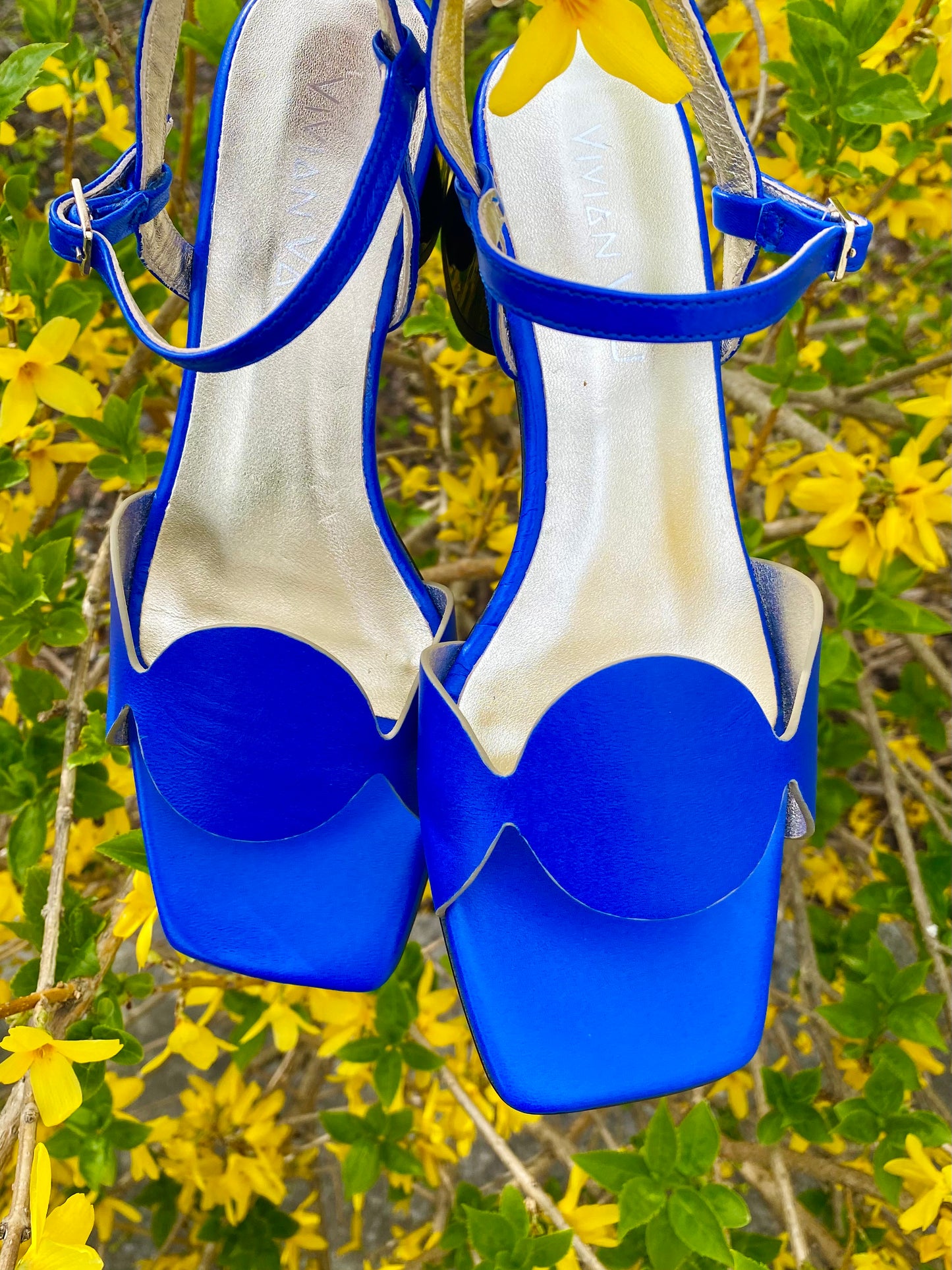Cobalt Blue Anklestrap Sandals