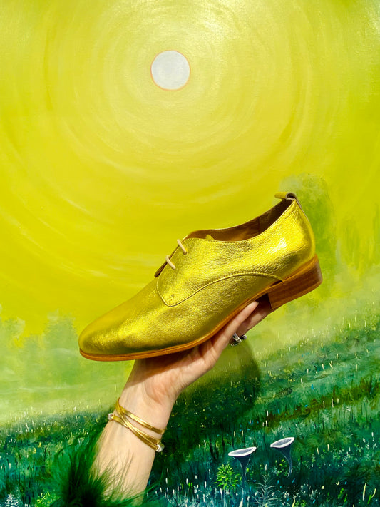 Golden Derby Shoes