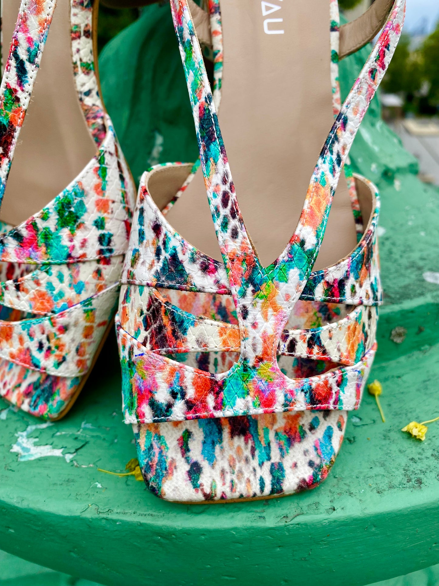 Colourful Slingback Heels