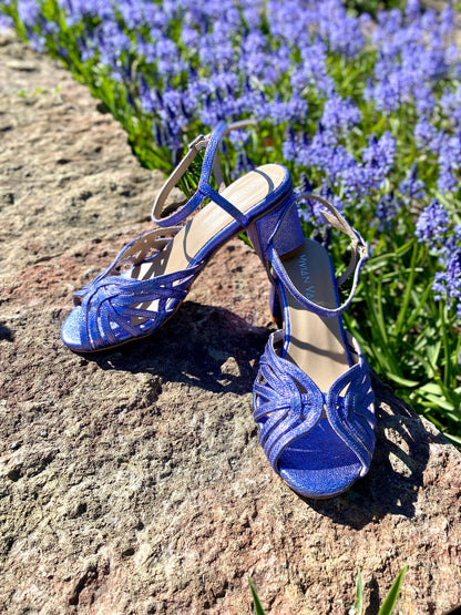 Blu Lilac Strappy Sandals