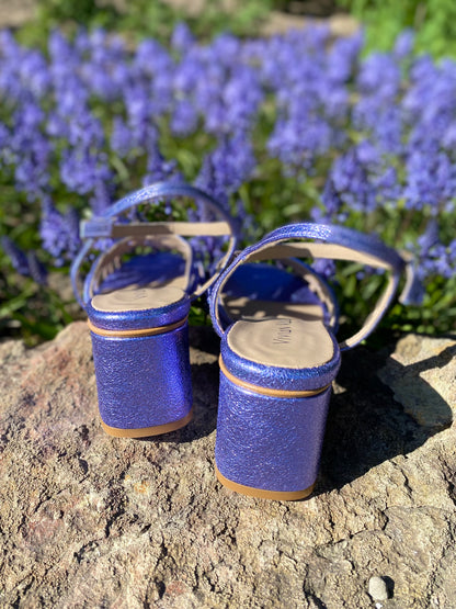 Blu Lilac Strappy Sandals