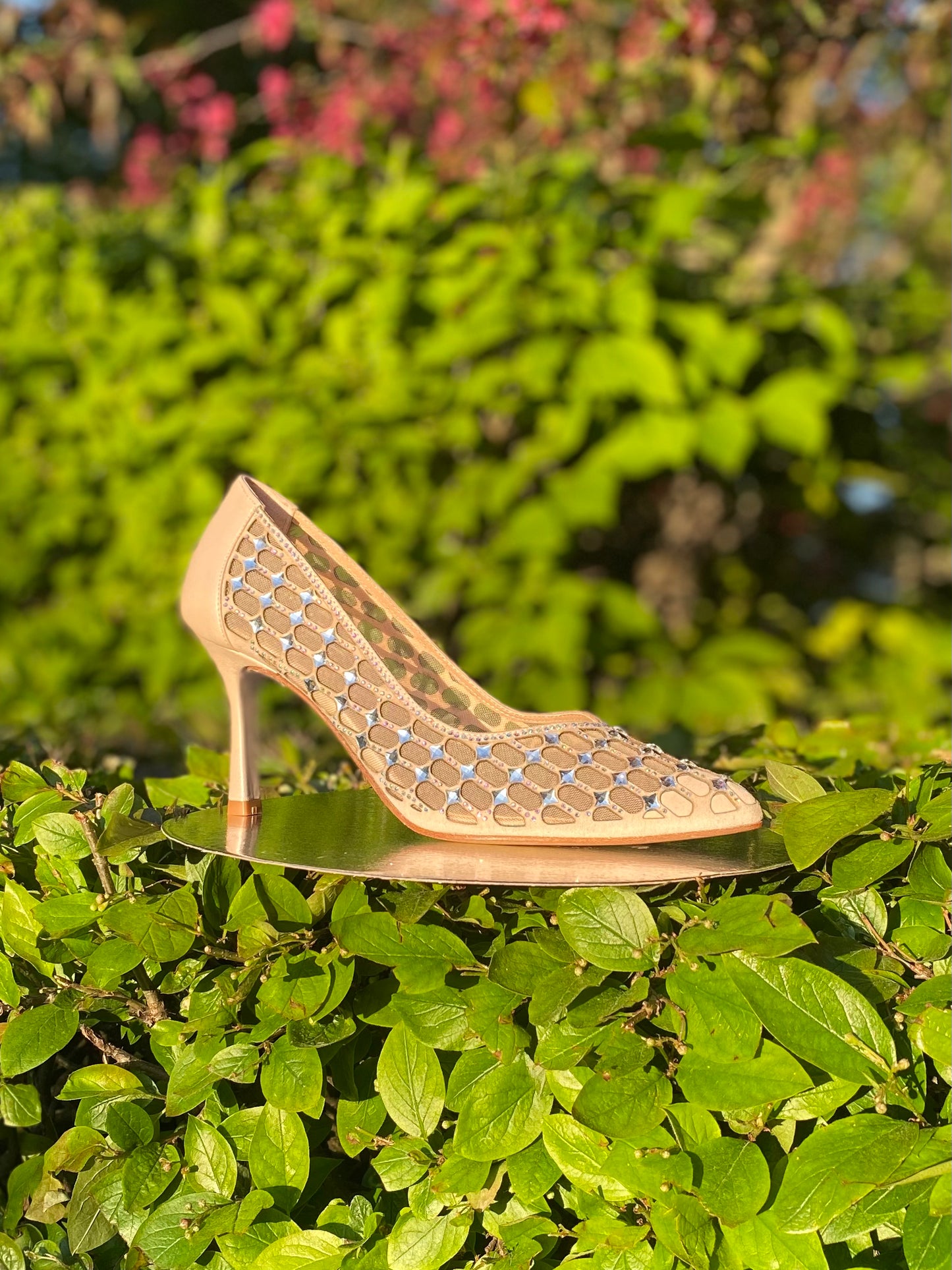Cinderella Crystal Shoe in Nude