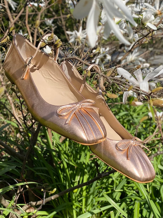 Rose Gold Ballerinas