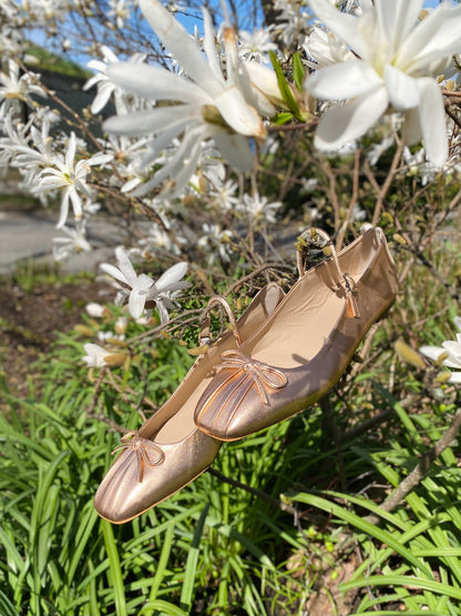 Rose Gold Ballerinas