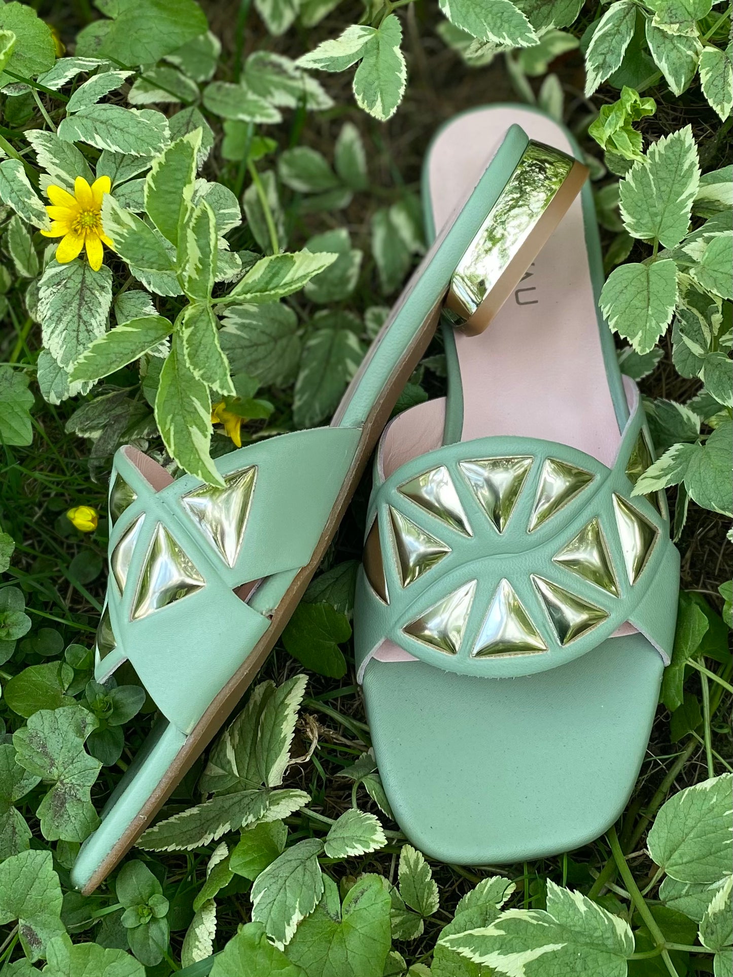 Mint Green Sandals