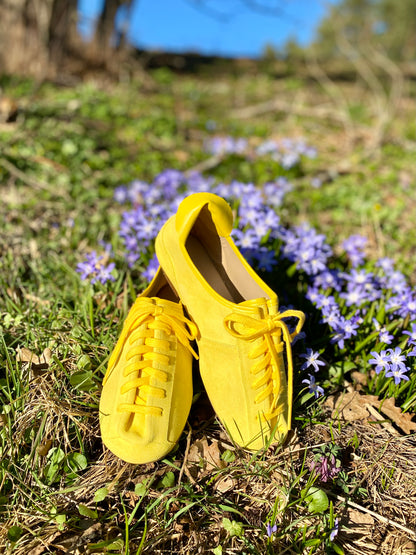 Sunny Suede Lace-Ups