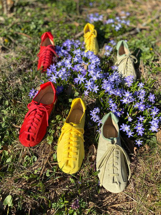 Sunny Suede Lace-Ups