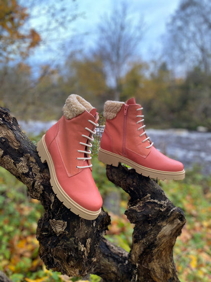 Peach Booties