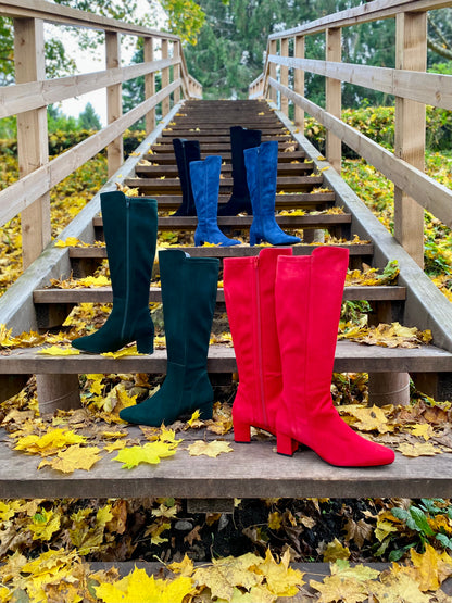 Black Suede Boots