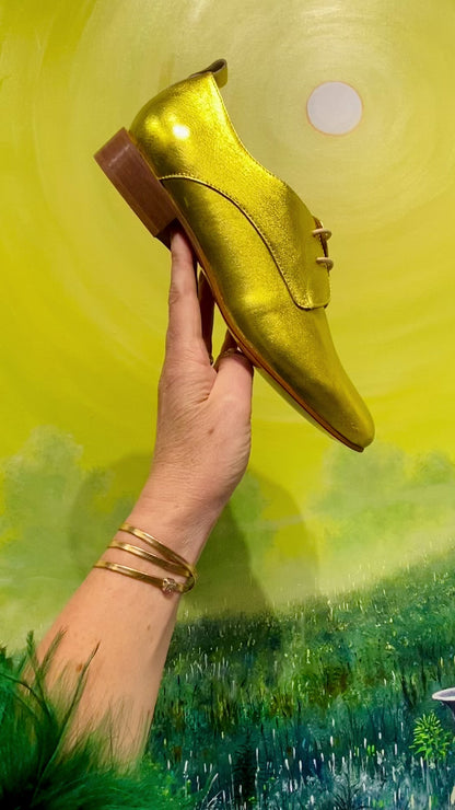 Golden Derby Shoes